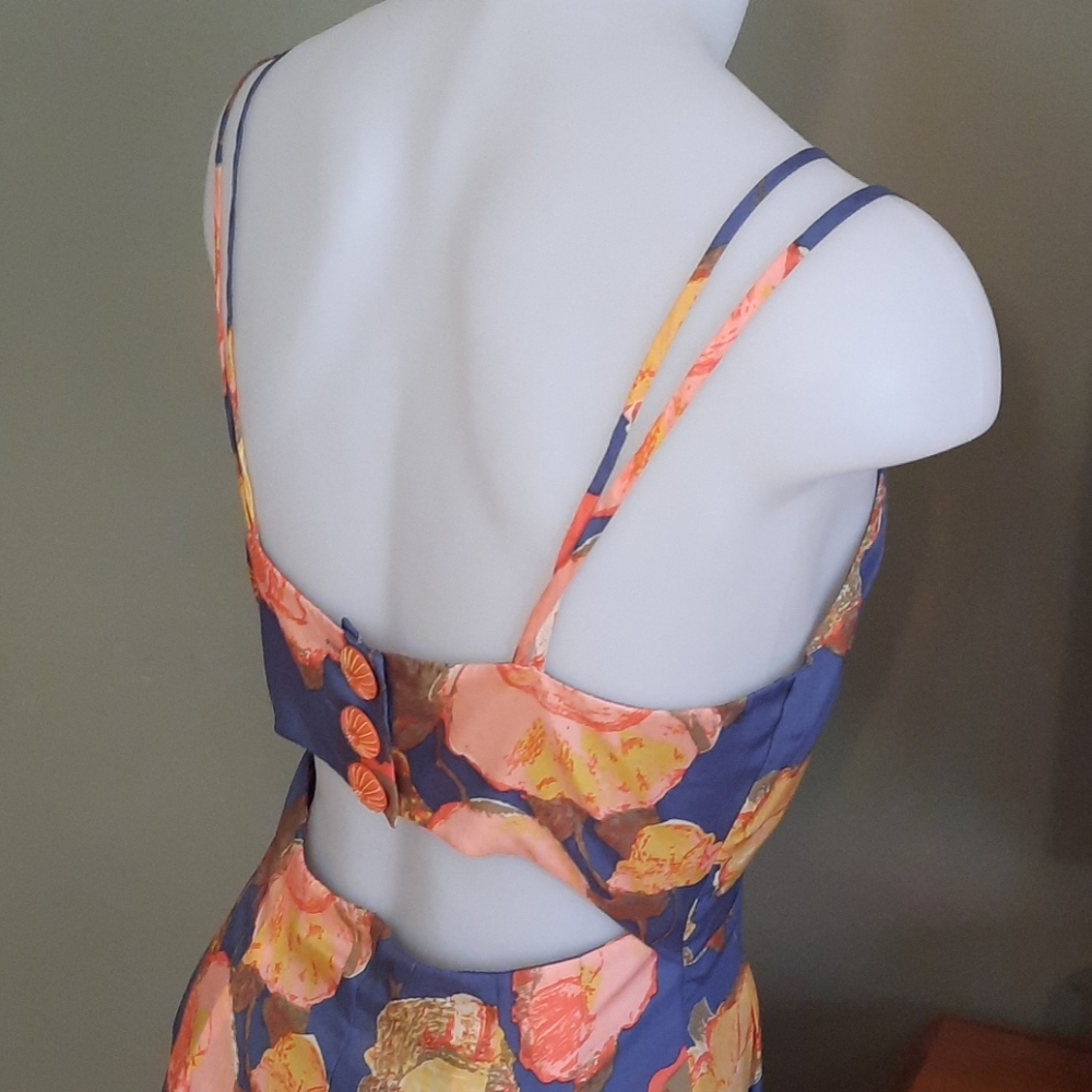 Anthropologie Mauve floral dress - Picture 9 of 13